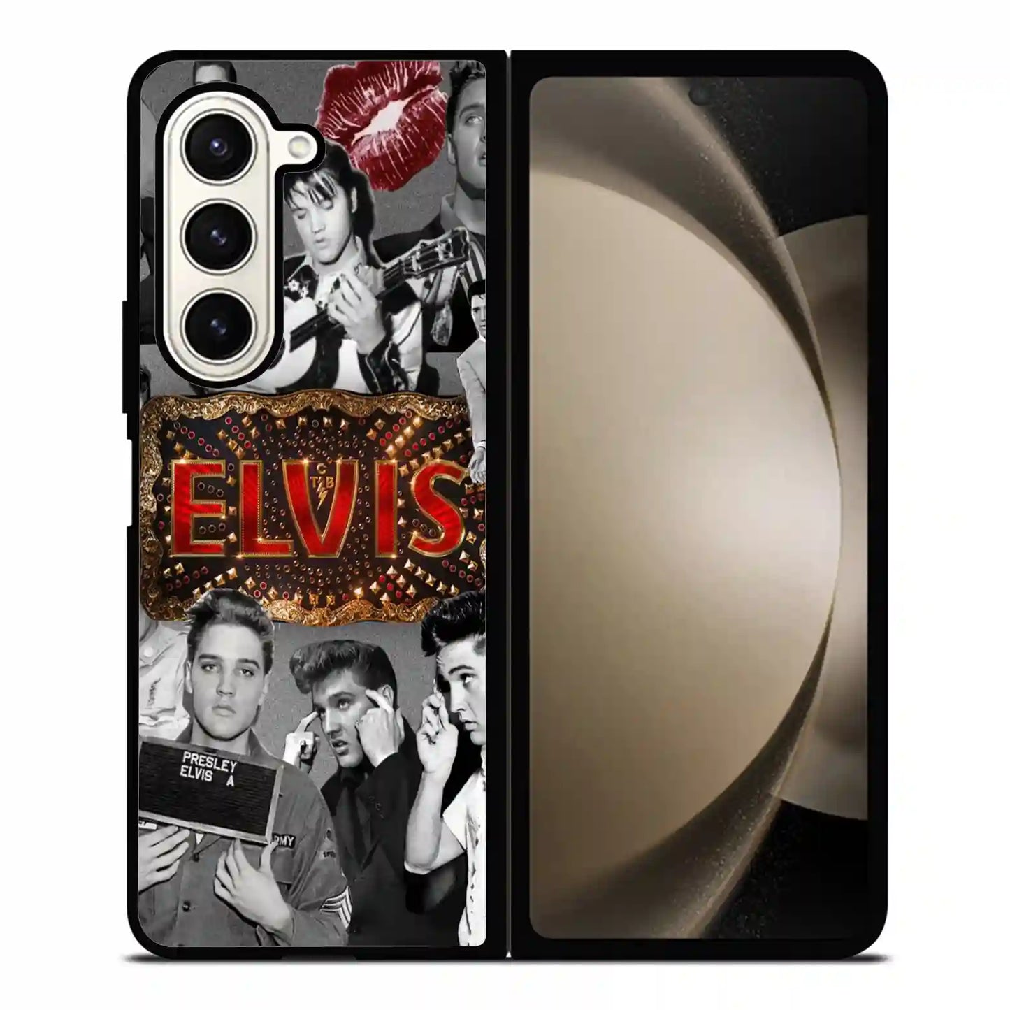 Elvis King Of Rock Retro Samsung Z6 Fold Case