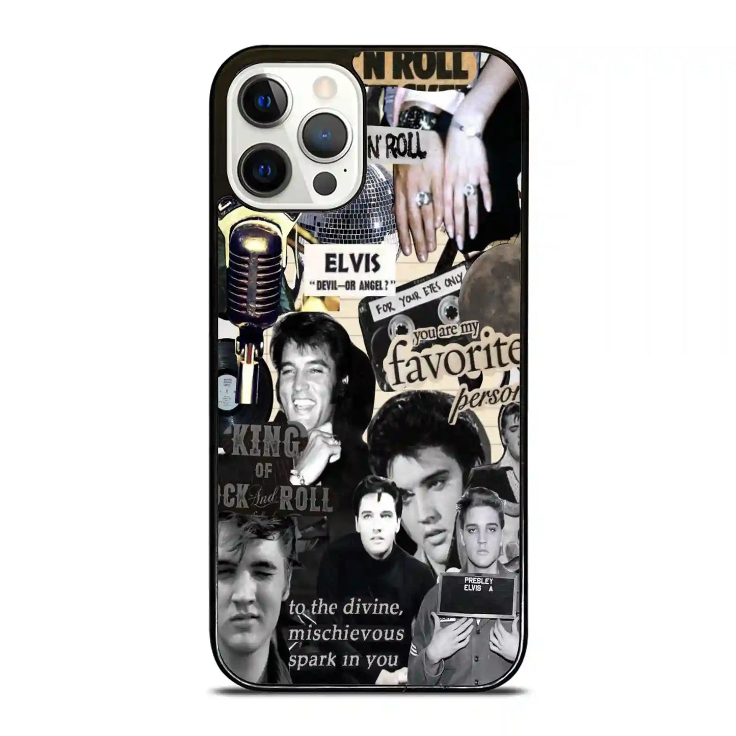 Elvis King Of Rock Vintage iPhone 12 Pro Case