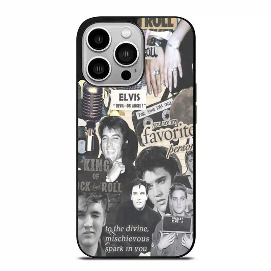 Elvis King Of Rock Vintage iPhone 14 Pro Case