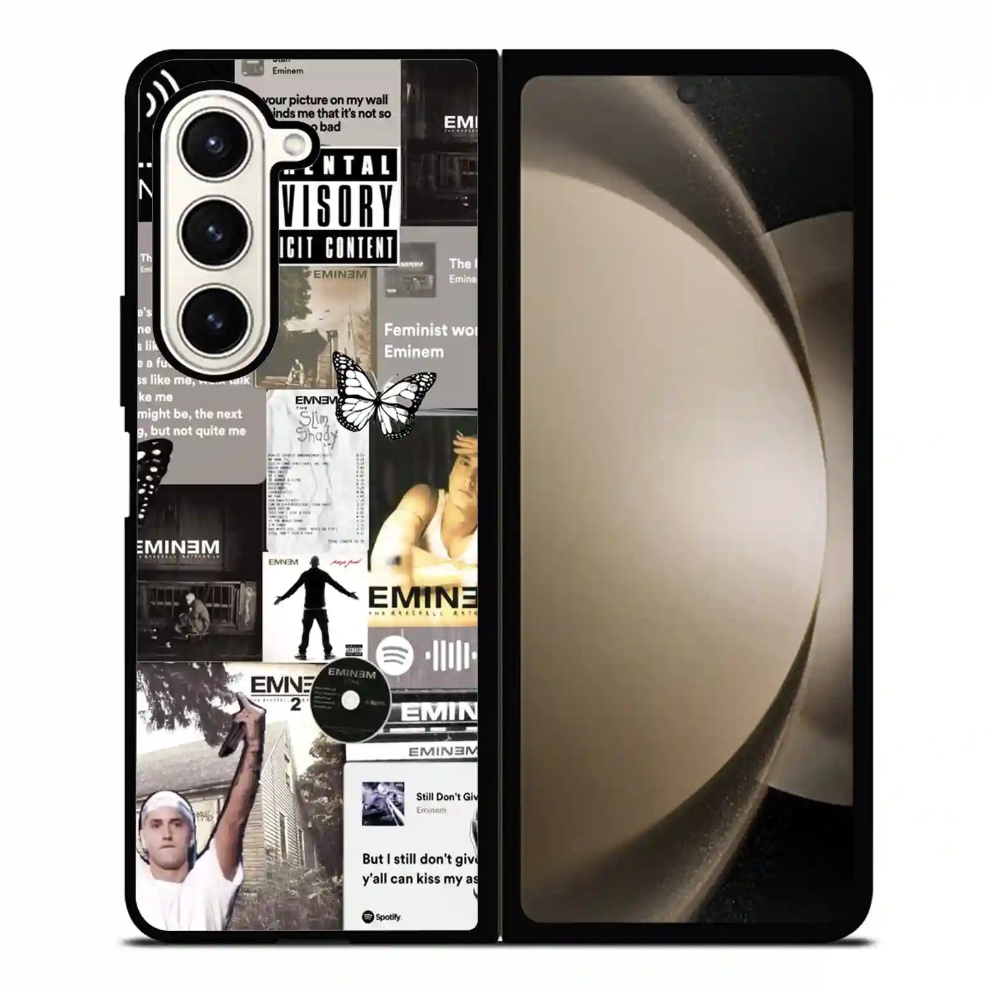 Eminem Print Aesthetic Samsung Z6 Fold Case