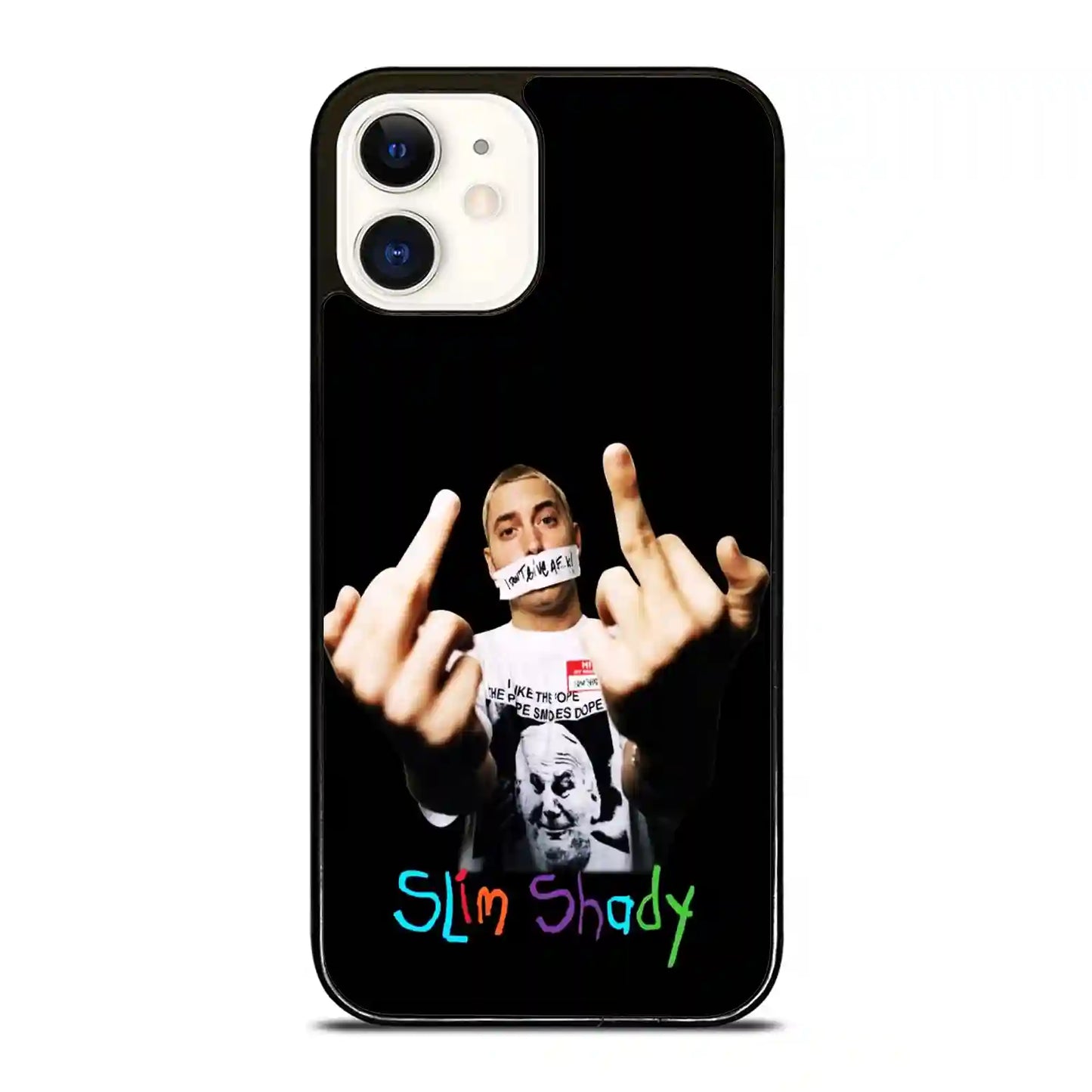 Eminem Print Color iPhone 12 Case