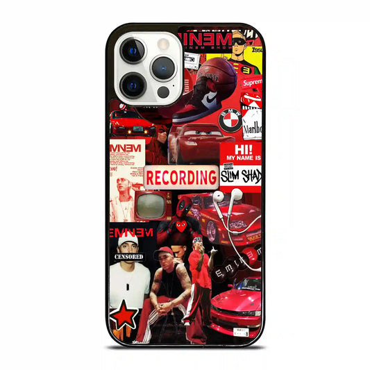 Eminem Print Colorfull iPhone 12 Pro Case