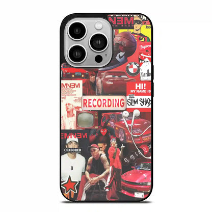 Eminem Print Colorfull iPhone 14 Pro Case