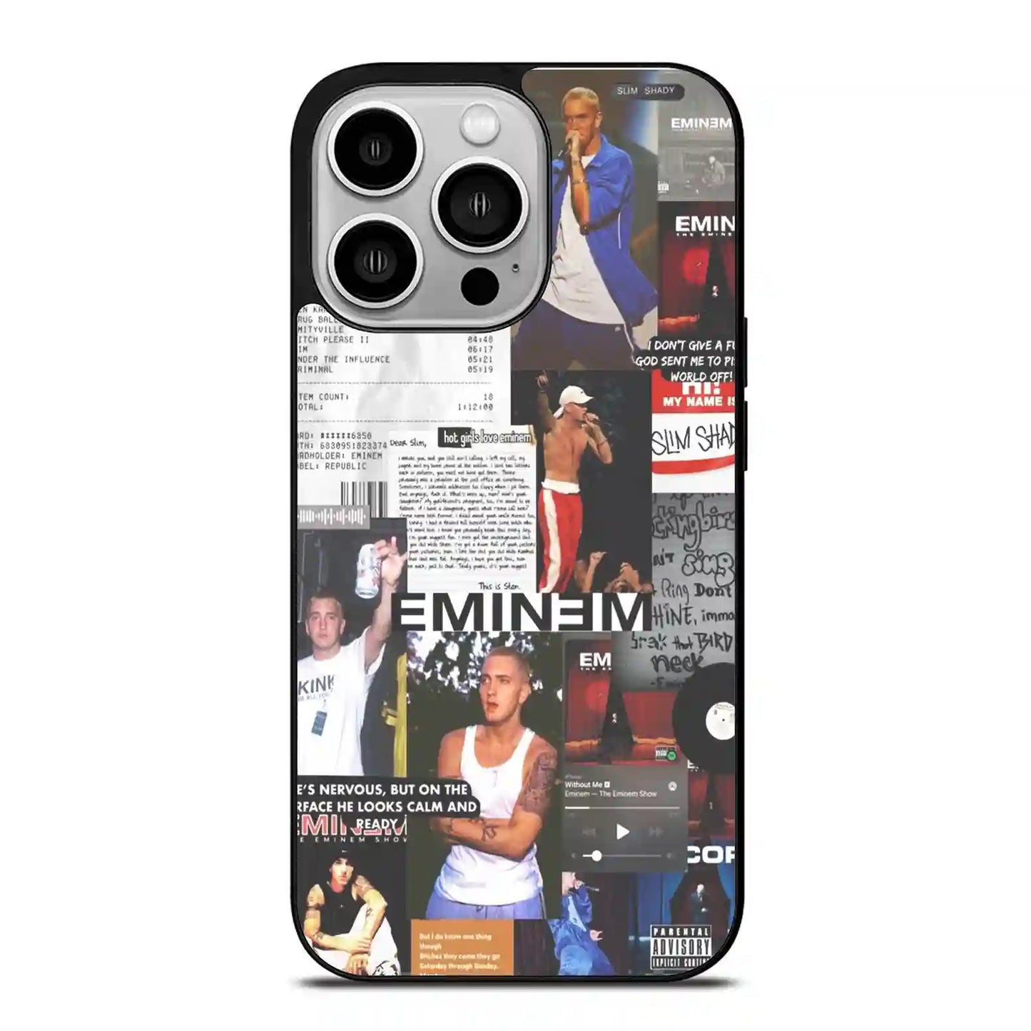 Eminem Print Retro iPhone 14 Pro Case