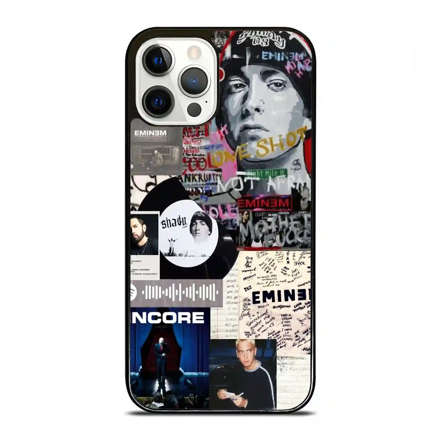 Eminem Print Vintage iPhone 12 Pro Case