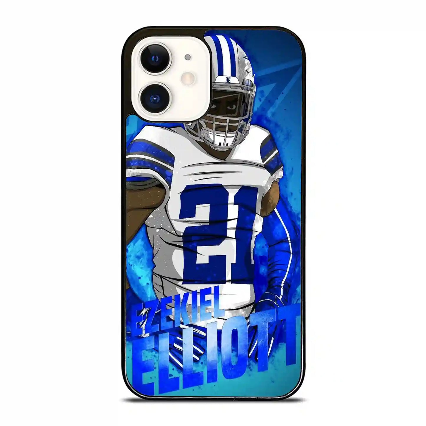 Ezekiel Elliot Cartoon iPhone 12 Case