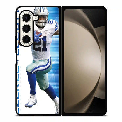 Ezekiel Elliot Dallas Cowbaoys Samsung Z6 Fold Case