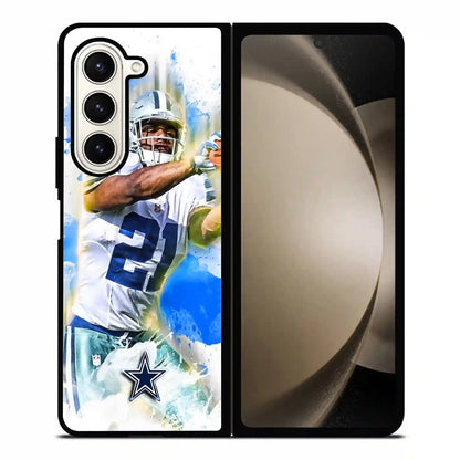 Ezekiel Elliot Player Football Samsung Z6 Fold Case