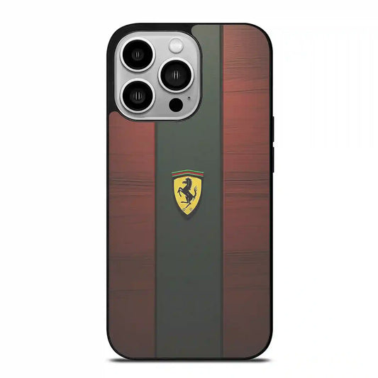 Ferrari Stripe Colorful iPhone 14 Pro Case