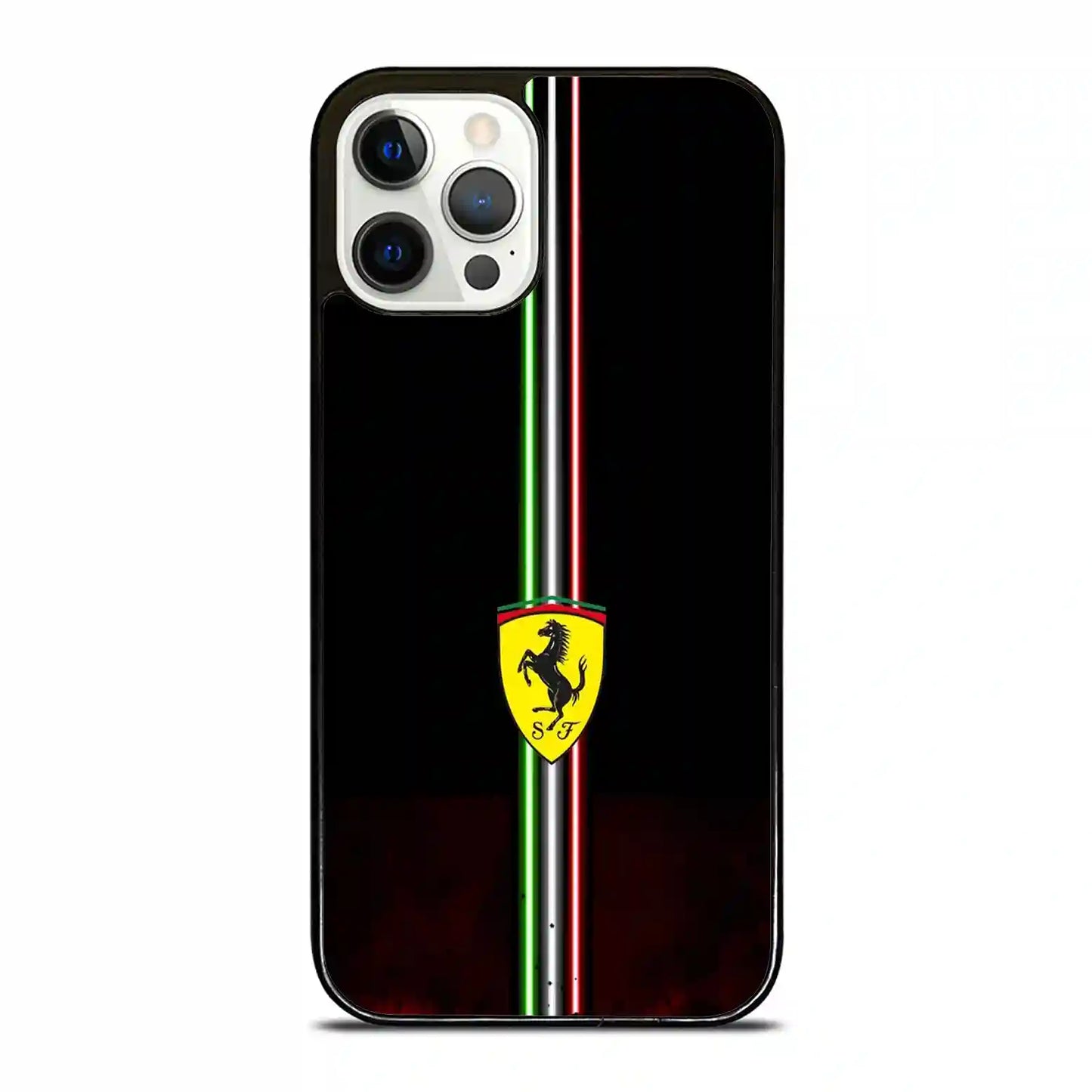 Ferrari Stripe Cool iPhone 12 Pro Case