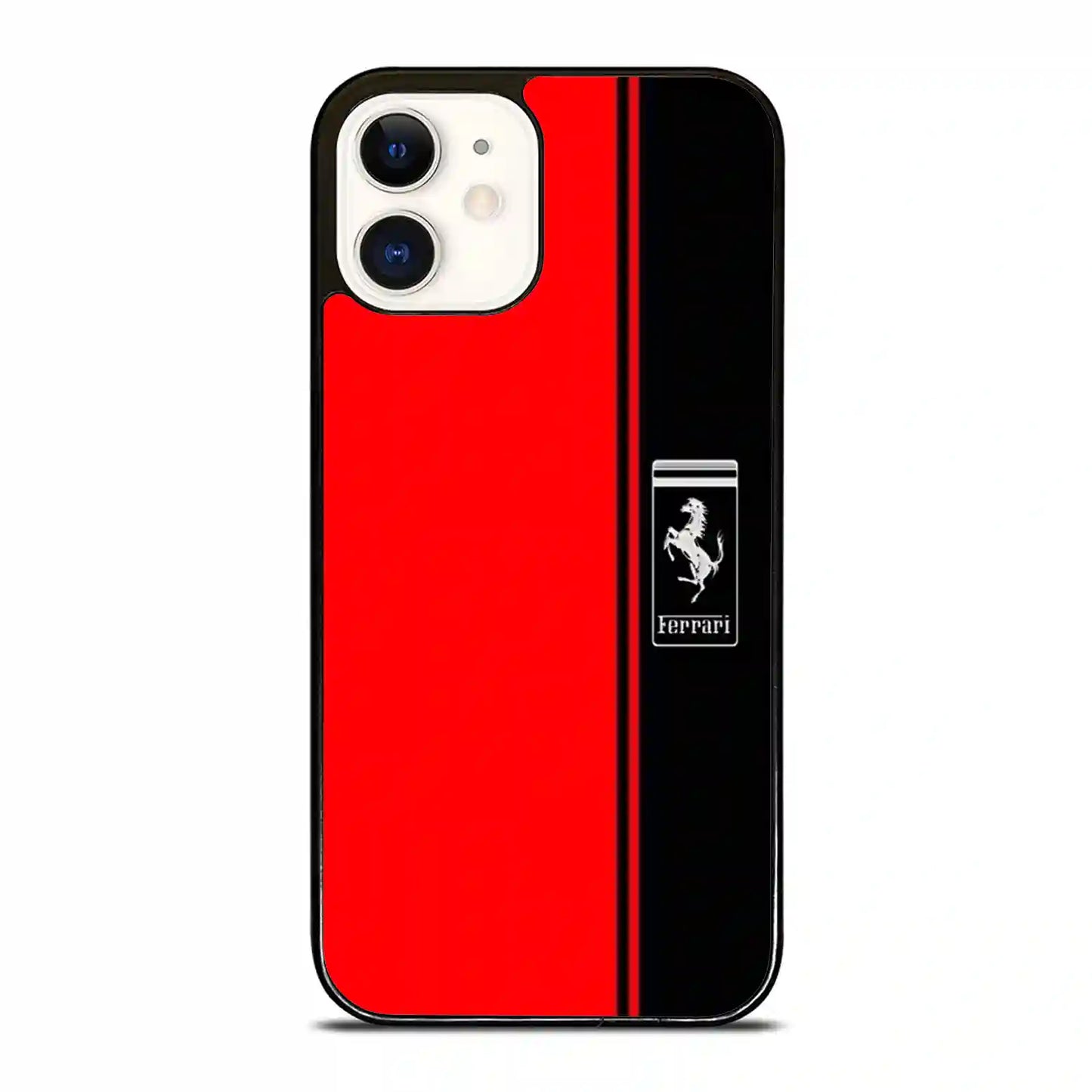 Ferrari Stripe Cute iPhone 12 Case