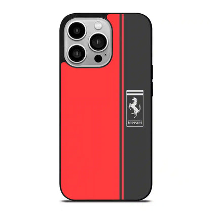 Ferrari Stripe Cute iPhone 14 Pro Case