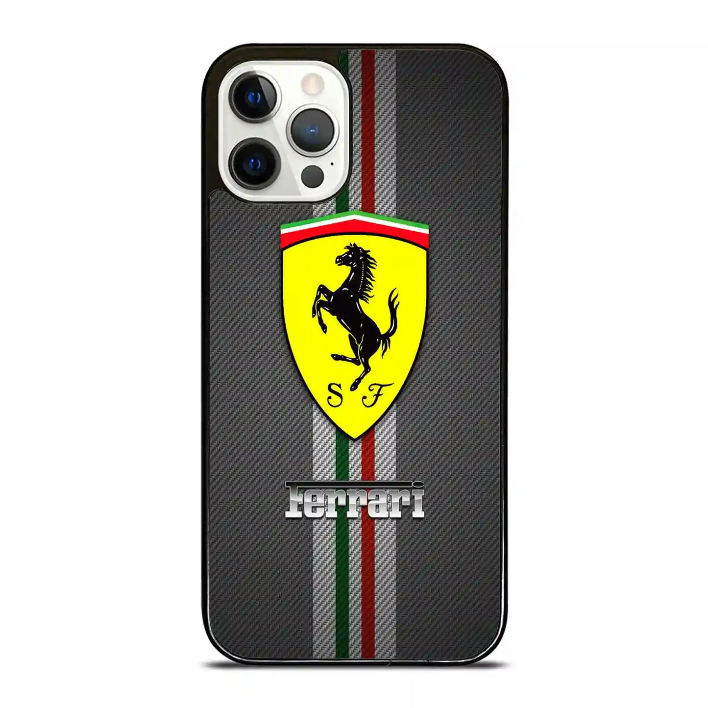 Ferrari Stripe iPhone 12 Pro Case