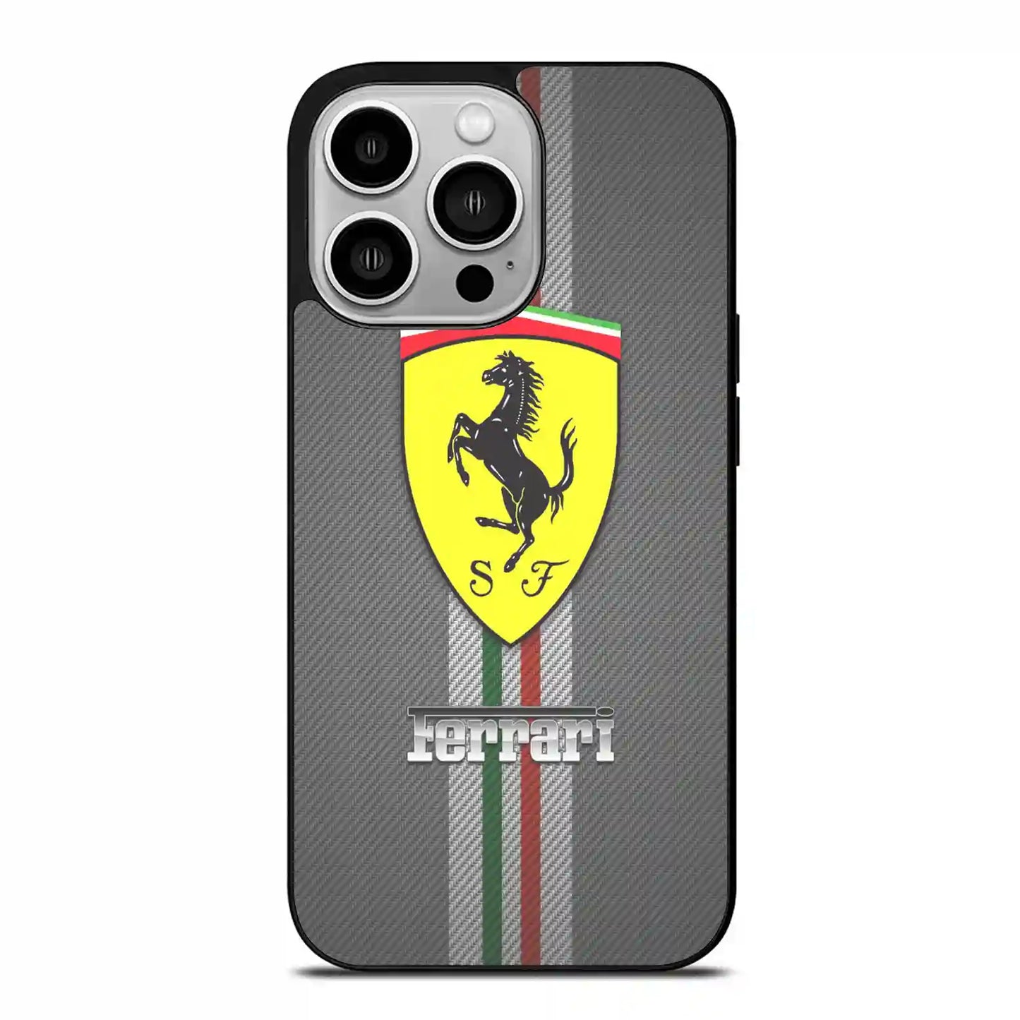 Ferrari Stripe iPhone 14 Pro Case