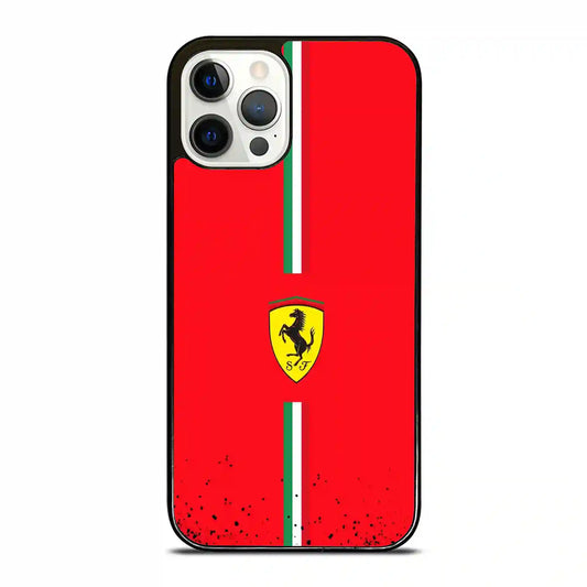 Ferrari Stripe Personalized iPhone 12 Pro Case