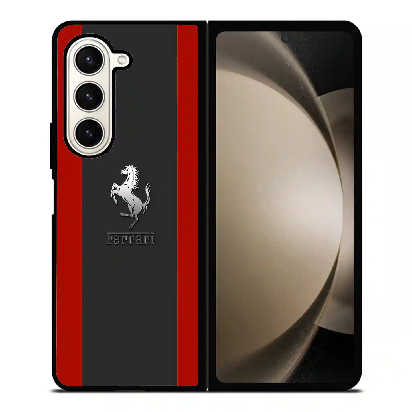 Ferrari Stripe Retro Samsung Z6 Fold Case