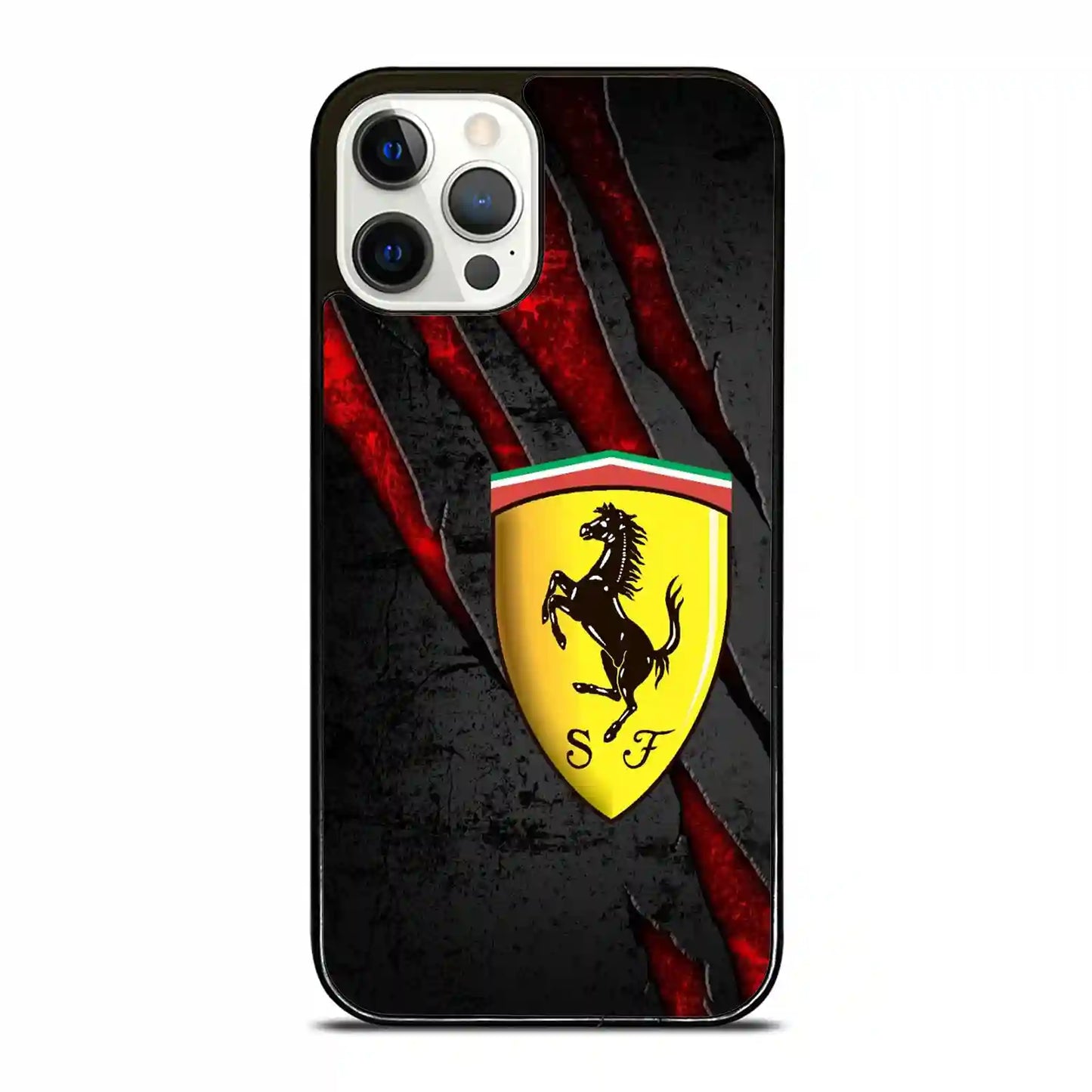 Ferrari Triangle Color iPhone 12 Pro Case