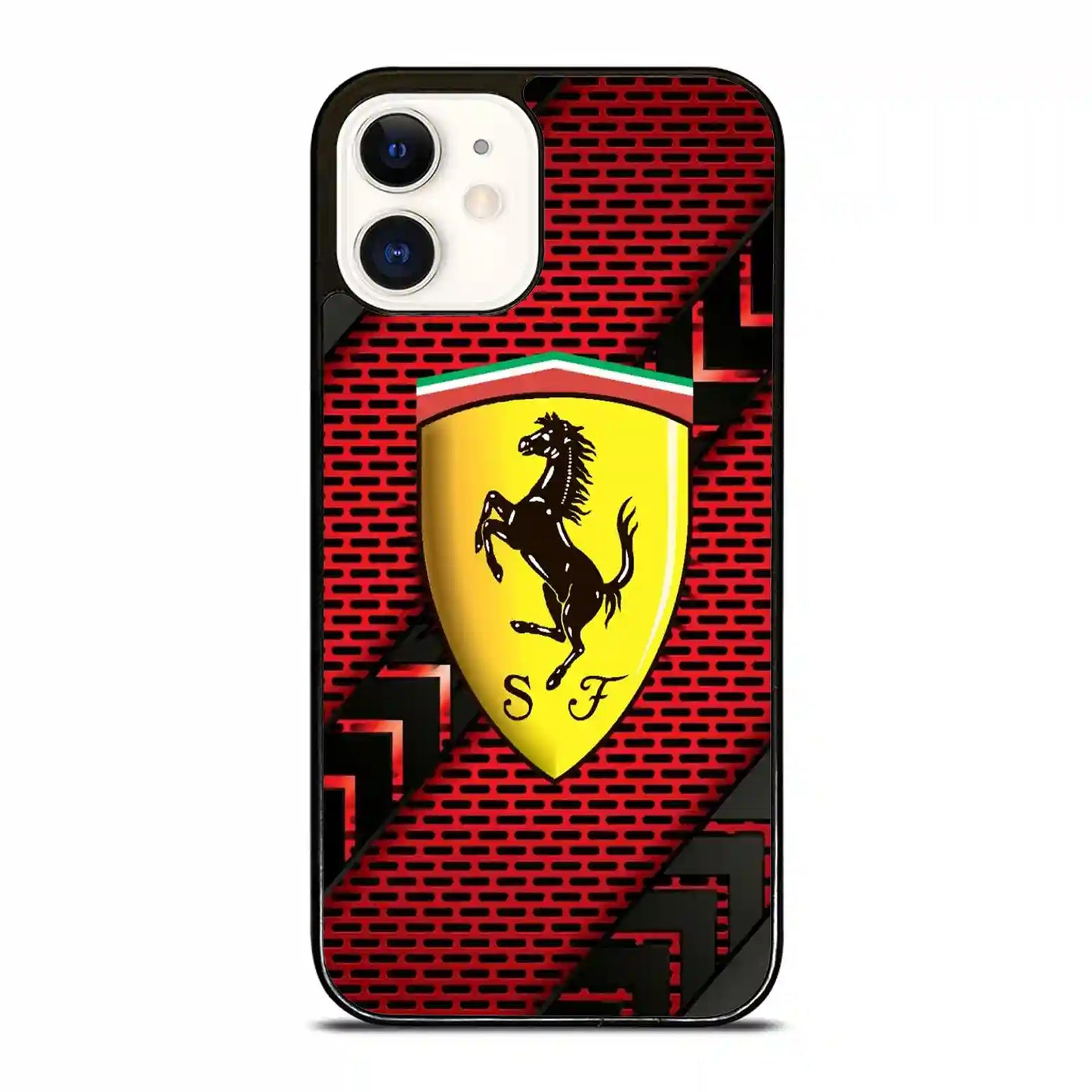 Ferrari Triangle Colorful iPhone 12 Case