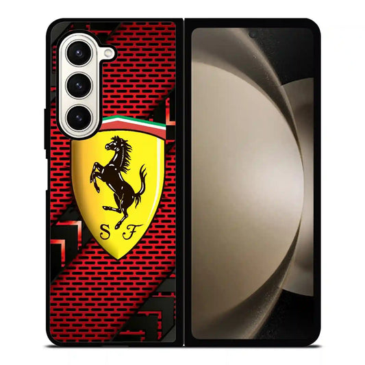 Ferrari Triangle Colorful Samsung Z6 Fold Case