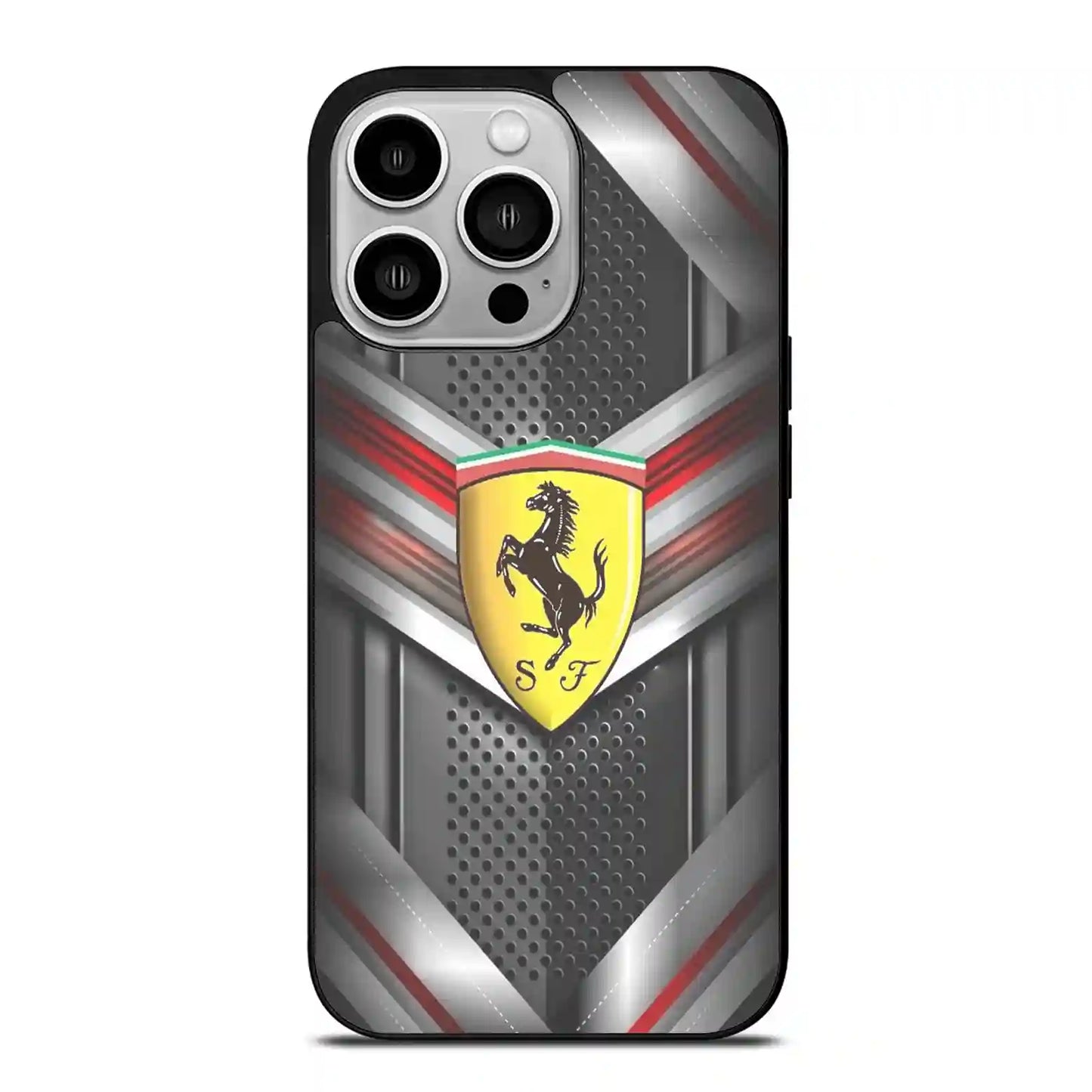 Ferrari Triangle Personalized iPhone 14 Pro Case