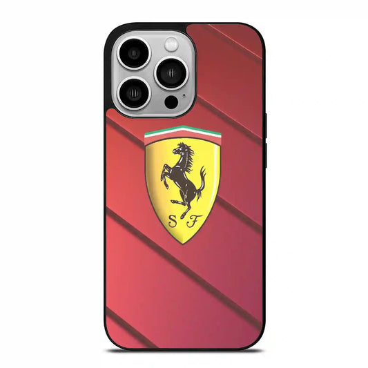 Ferrari Triangle Retro iPhone 14 Pro Case