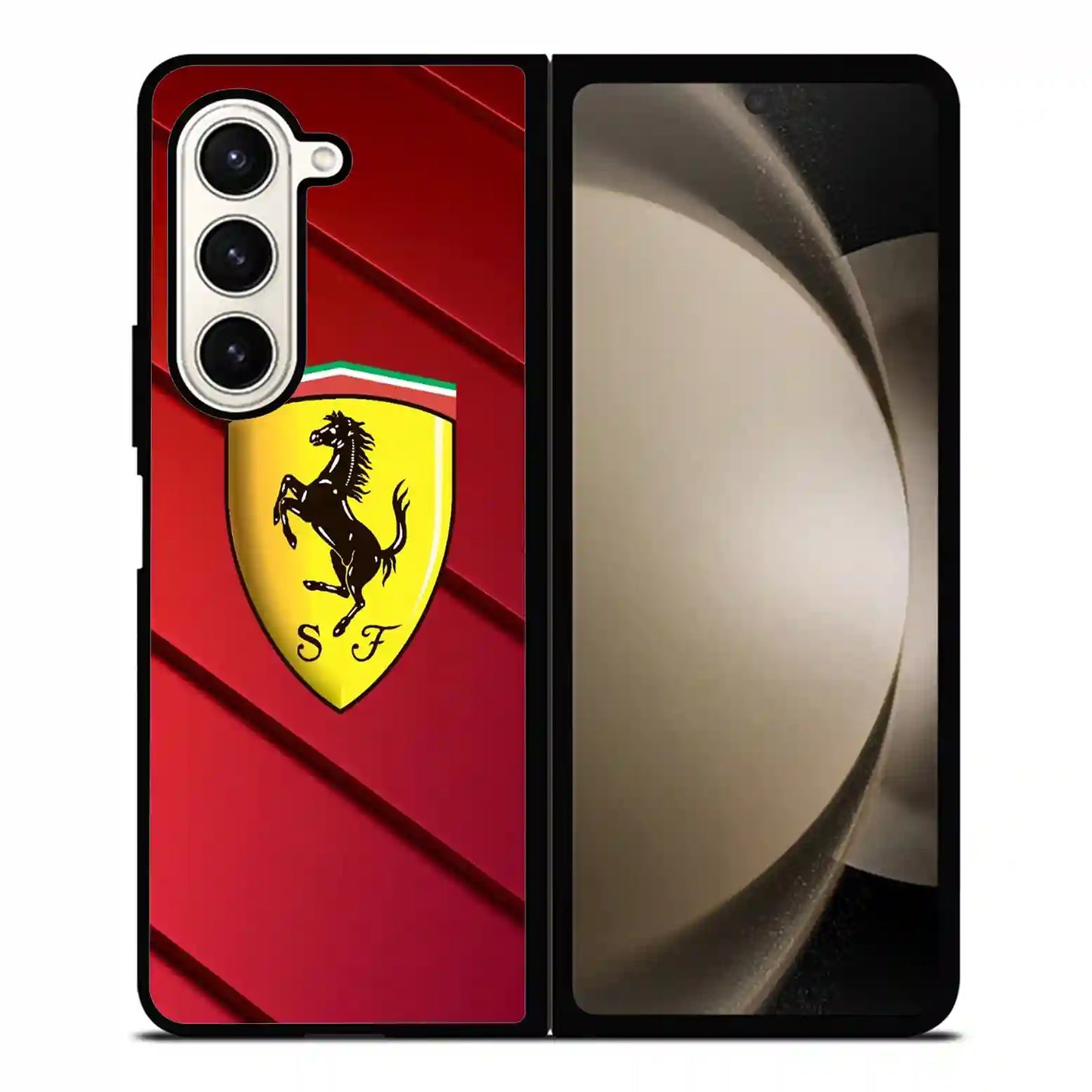 Ferrari Triangle Retro Samsung Z6 Fold Case