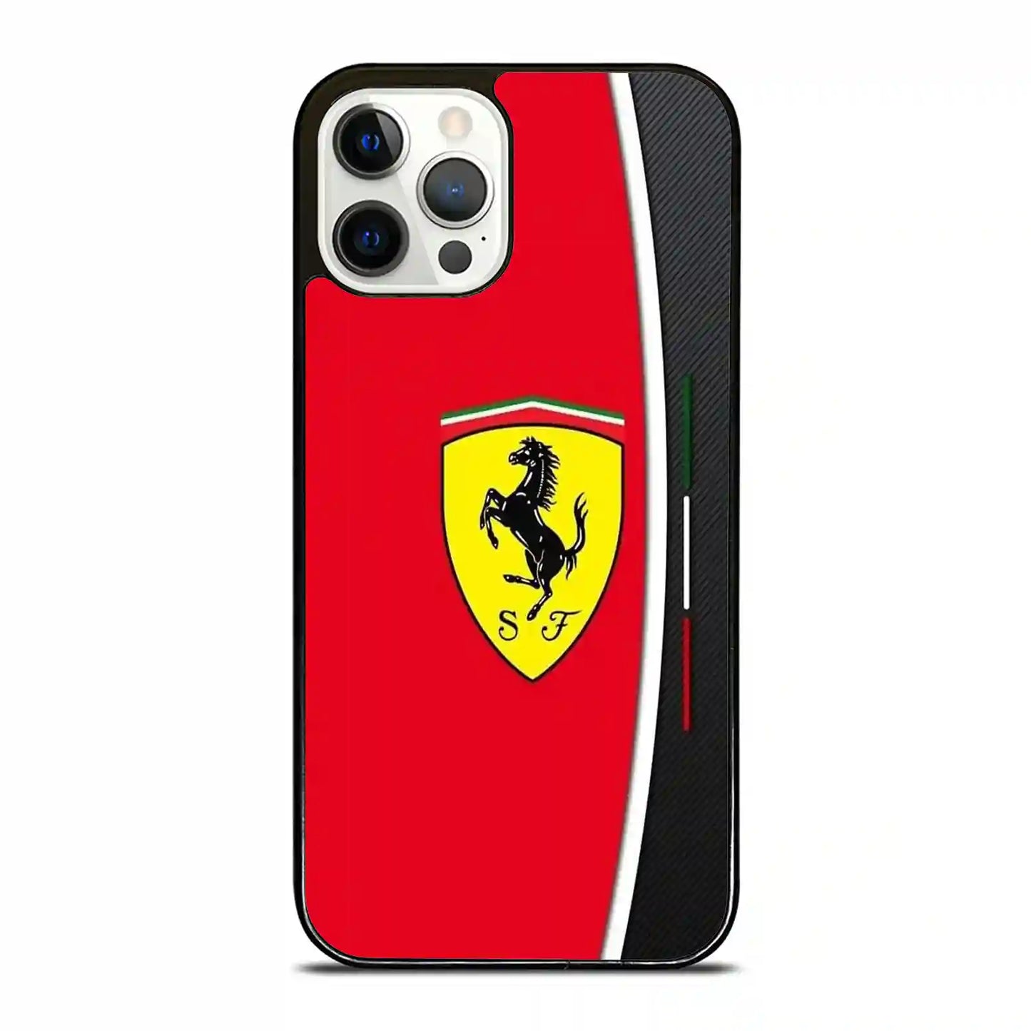 Ferrarri Red Color iPhone 12 Pro Case