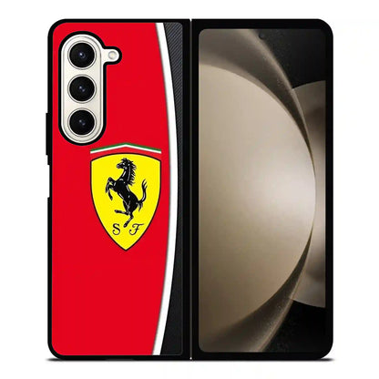 Ferrarri Red Color Samsung Z6 Fold Case