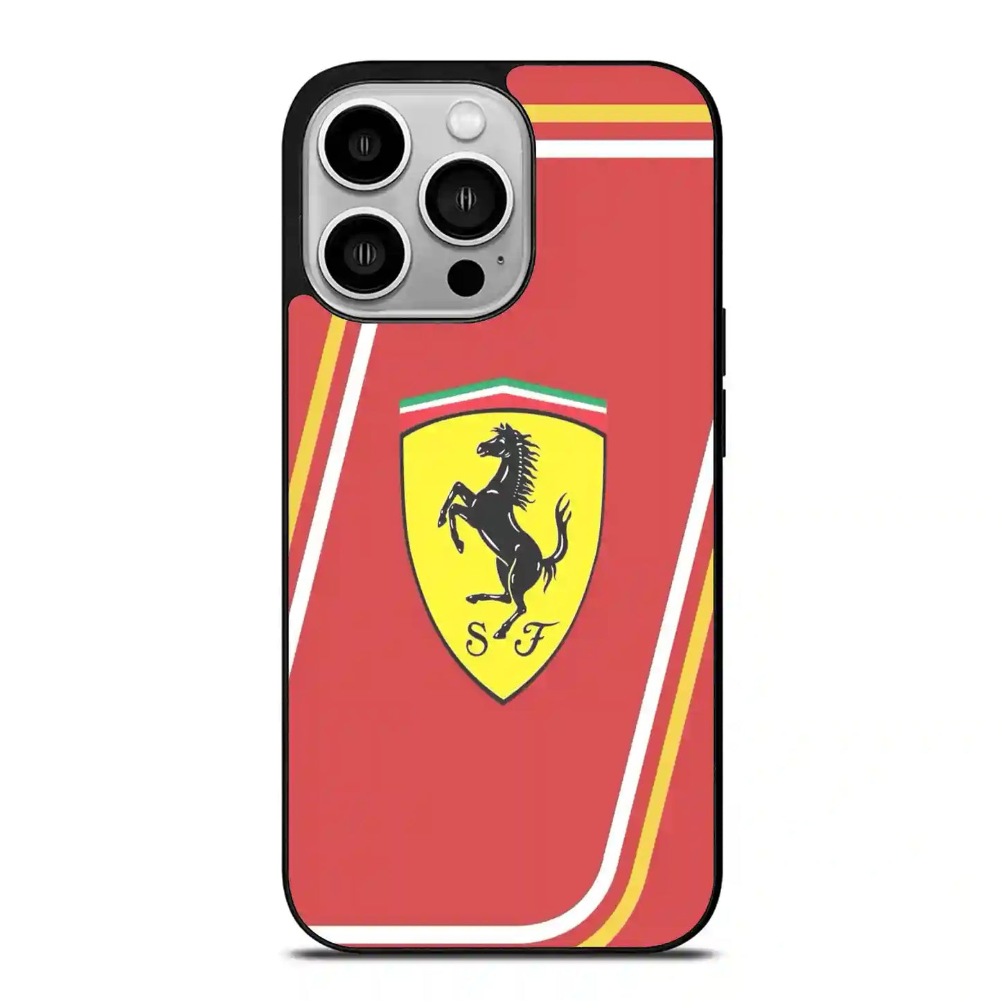 Ferrarri Red Colorful iPhone 14 Pro Case