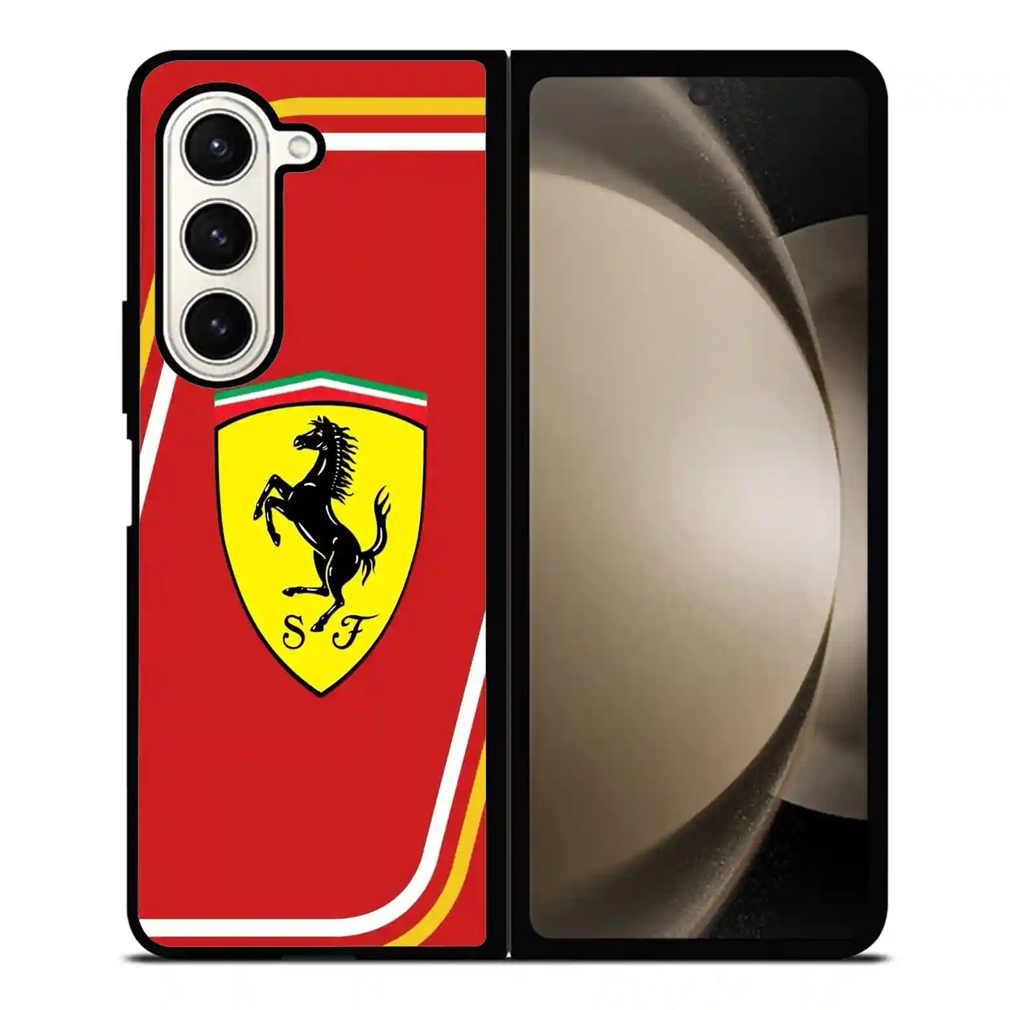 Ferrarri Red Colorful Samsung Z6 Fold Case