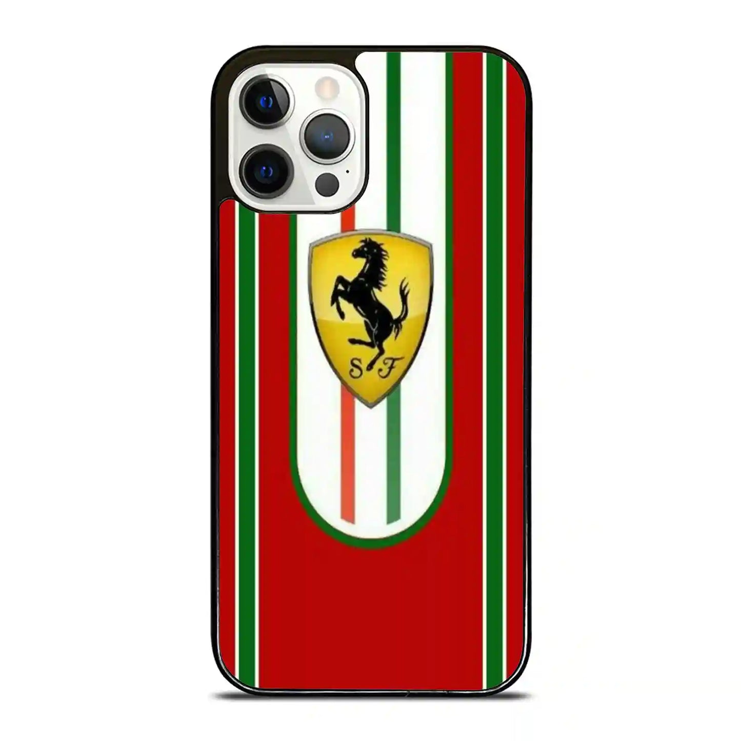 Ferrarri Red Retro iPhone 12 Pro Case