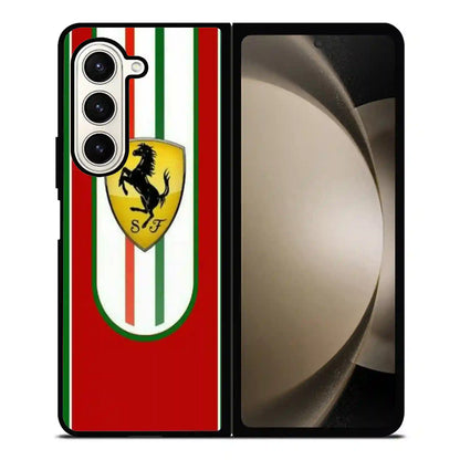 Ferrarri Red Retro Samsung Z6 Fold Case