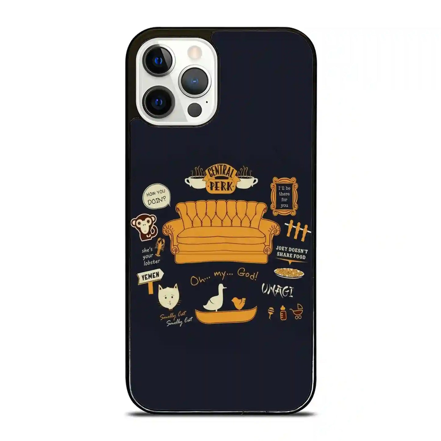 Friends Tv Show Color iPhone 12 Pro Case