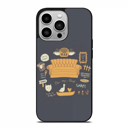 Friends Tv Show Color iPhone 14 Pro Case