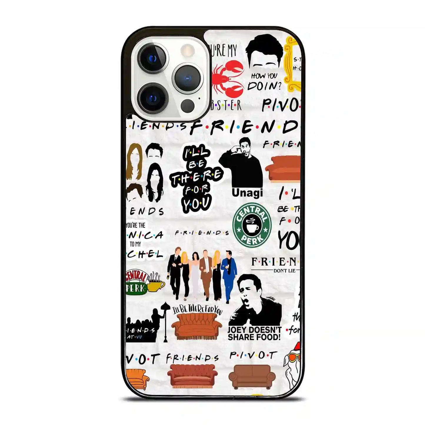 Friends Tv Show Retro iPhone 12 Pro Case