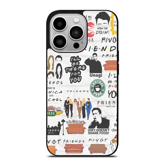 Friends Tv Show Retro iPhone 14 Pro Case