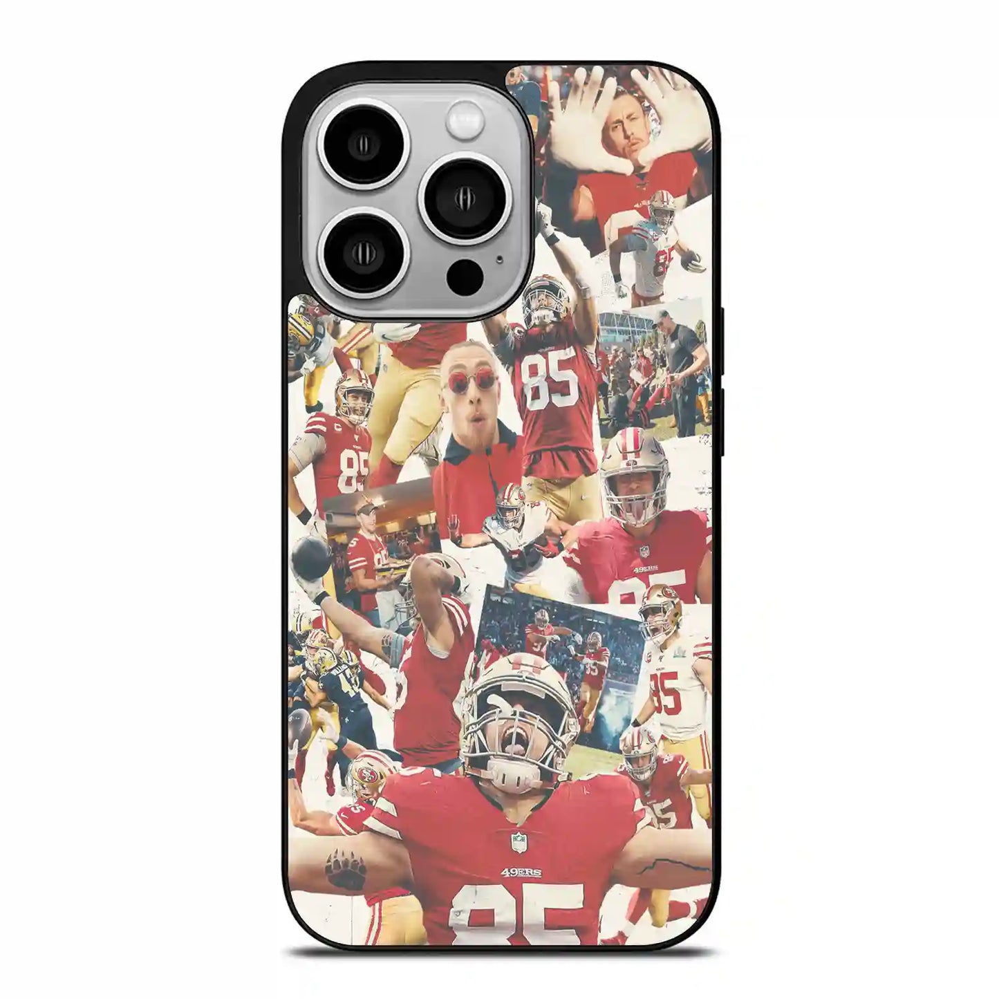 George Kittle Collage iPhone 14 Pro Case