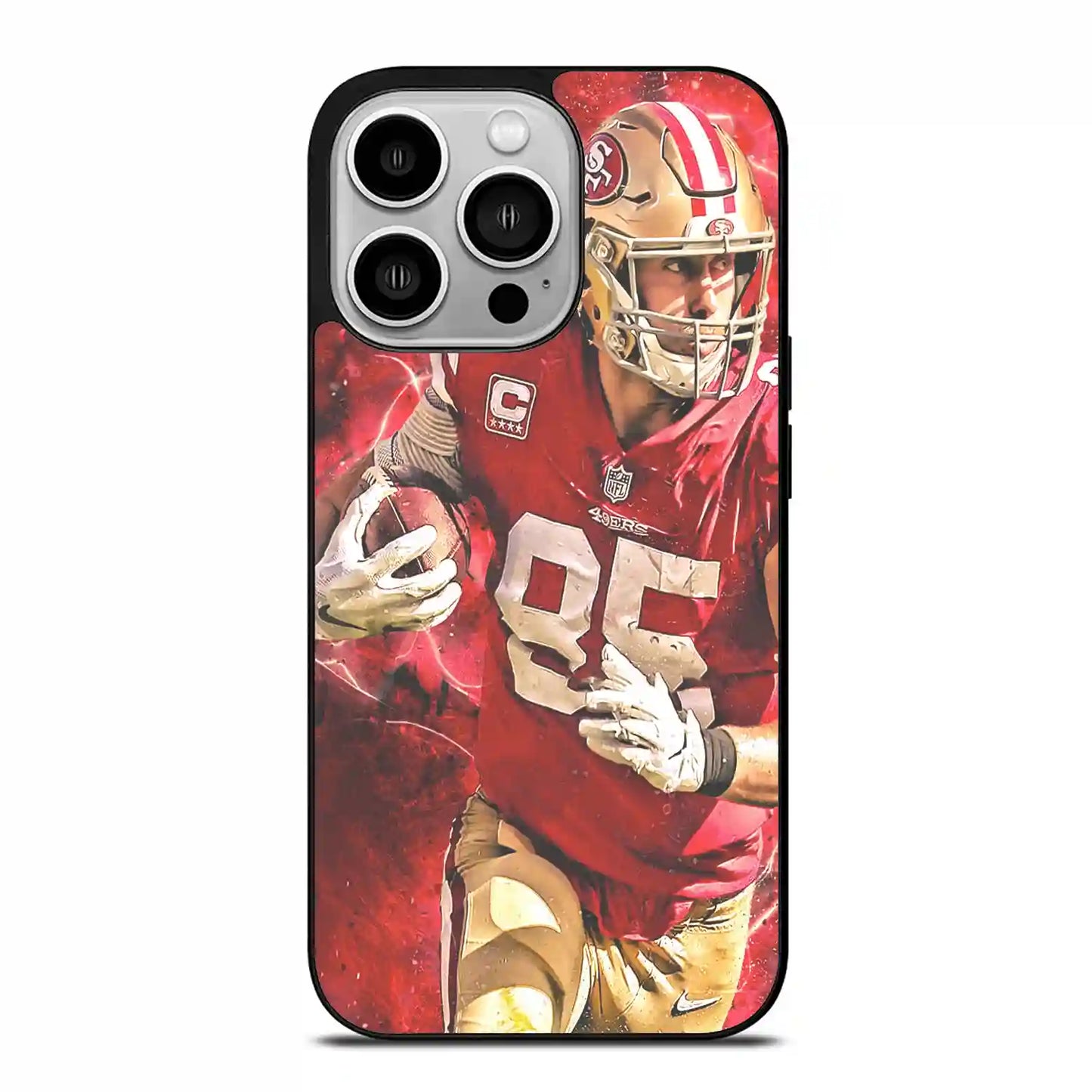 George Kittle Colorpersonalizeders iPhone 14 Pro Case