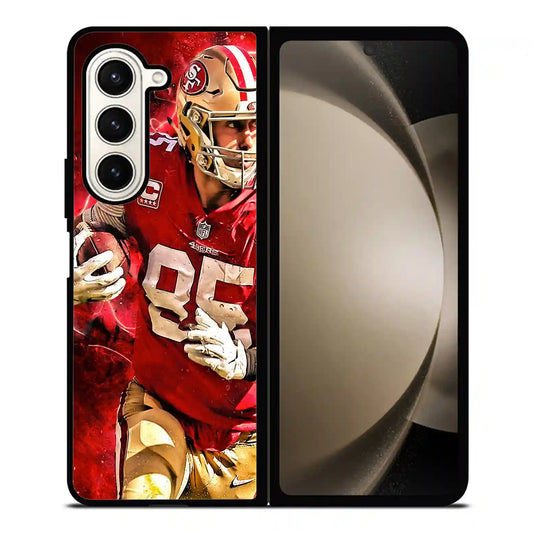 George Kittle Colorpersonalizeders Samsung Z6 Fold Case