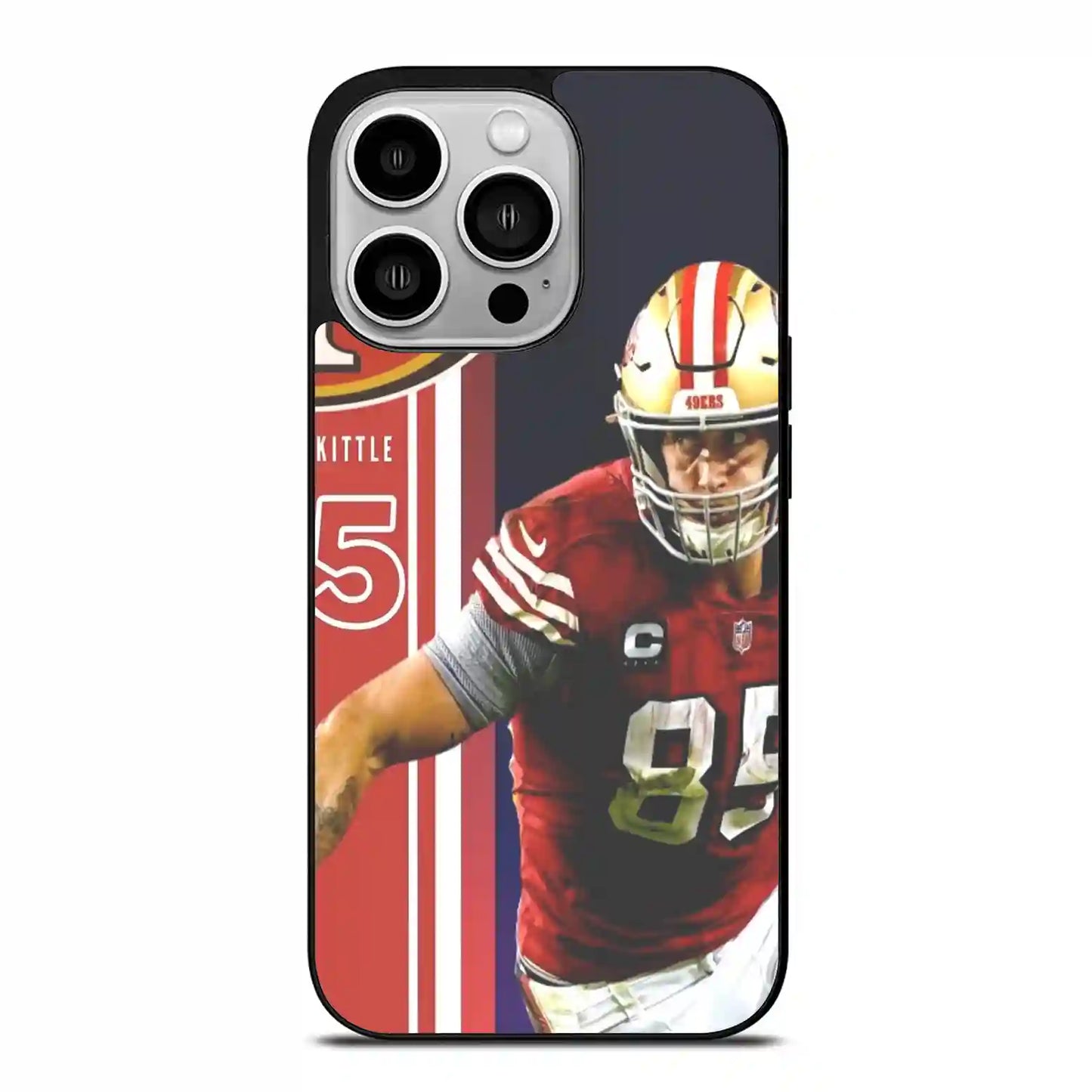 George Kittle Nfl Colorpersonalizeders iPhone 14 Pro Case