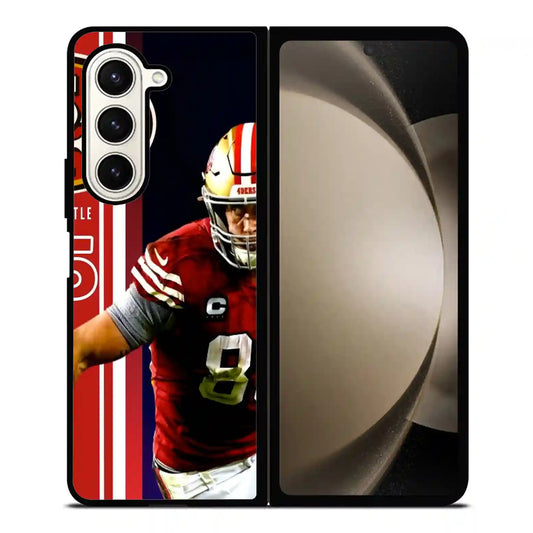 George Kittle Nfl Colorpersonalizeders Samsung Z6 Fold Case