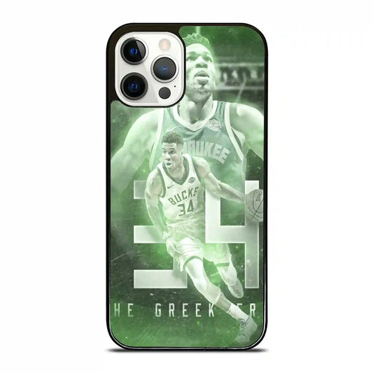 Giannis Antetokounmpo Basketball Bucks iPhone 12 Pro Case