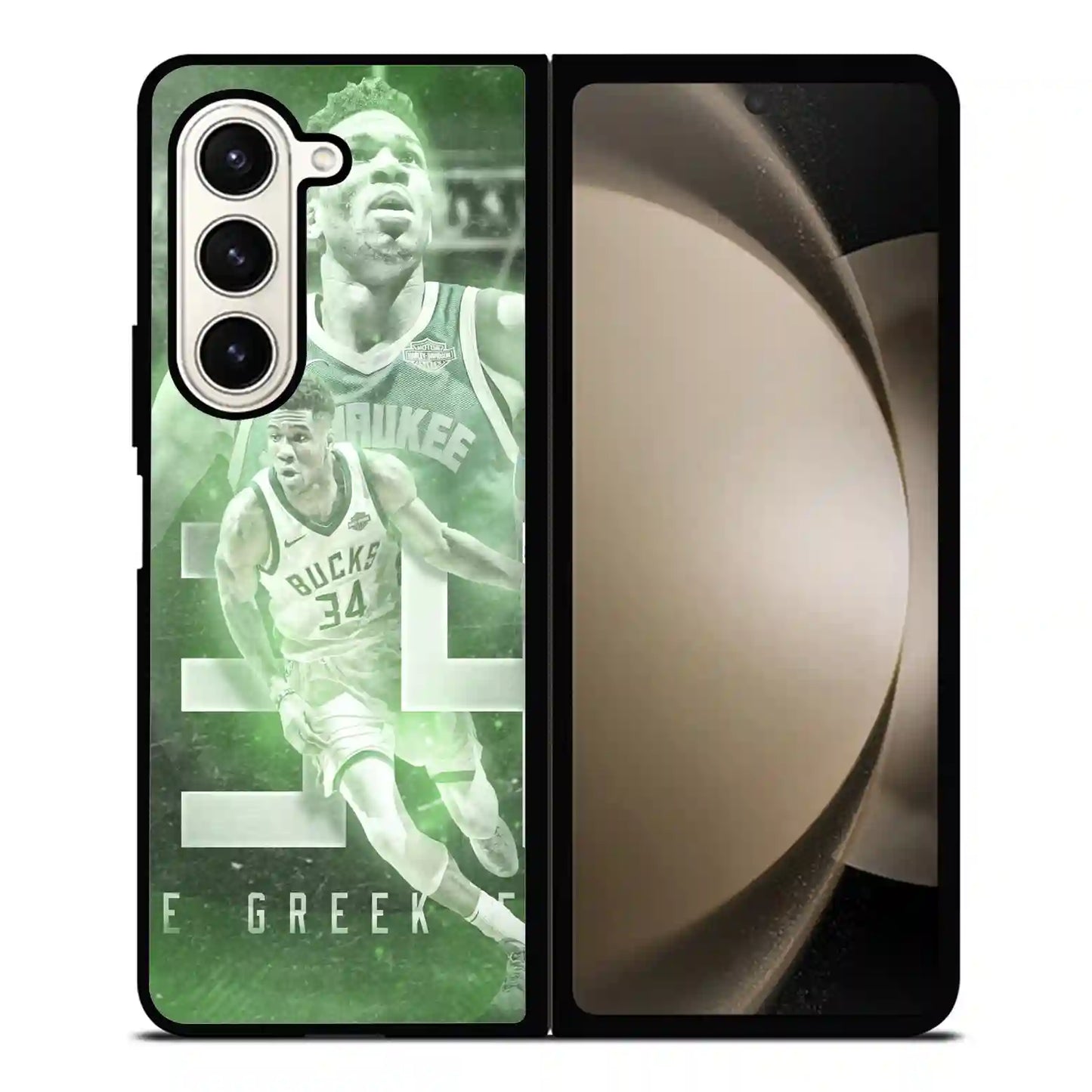 Giannis Antetokounmpo Basketball Bucks Samsung Z6 Fold Case