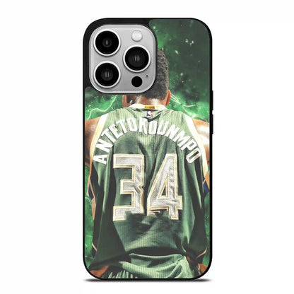 Giannis Antetokounmpo Buck Nba iPhone 14 Pro Case