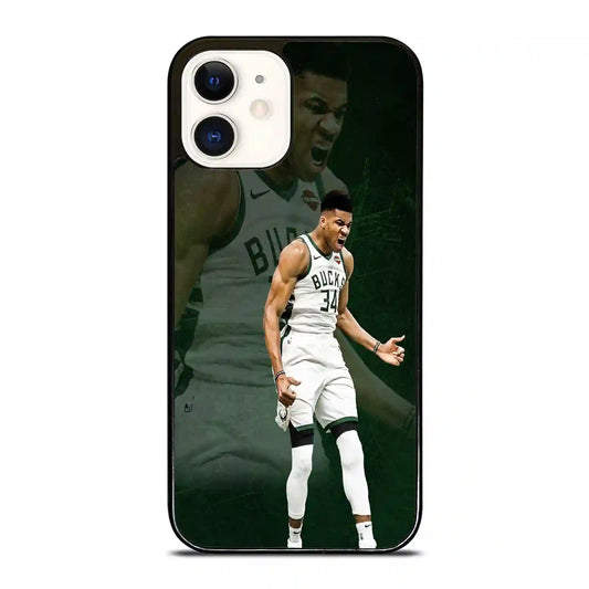 Giannis Antetokounmpo Bucks Basketball iPhone 12 Case