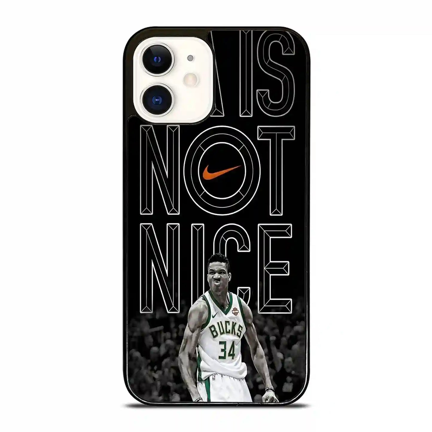 Giannis Antetokounmpo Ga Is Not Nice iPhone 12 Case