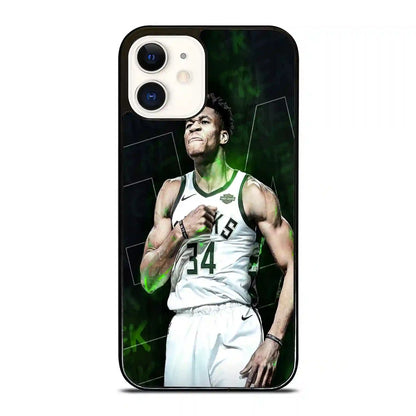 Giannis Antetokounmpo Jump Basketball iPhone 12 Case