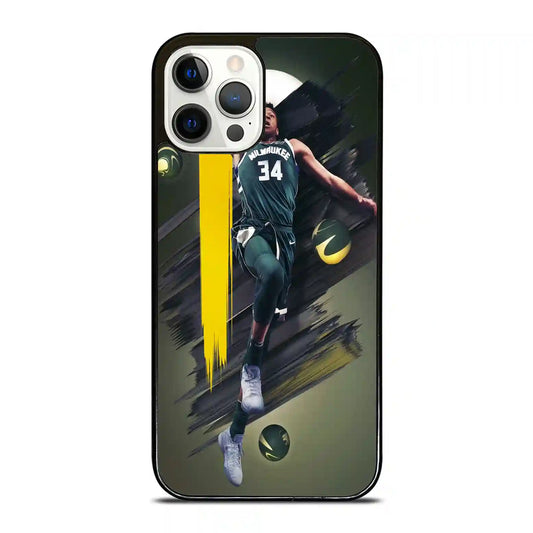 Giannis Antetokounmpo Jump iPhone 12 Pro Case