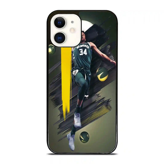 Giannis Antetokounmpo Jump iPhone 12 Case