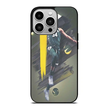 Giannis Antetokounmpo Jump iPhone 14 Pro Case